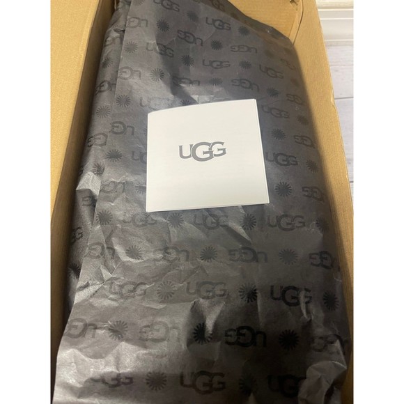 UGG for Men ASCOT Slippers Shoes 13US BLACK Suede NWB